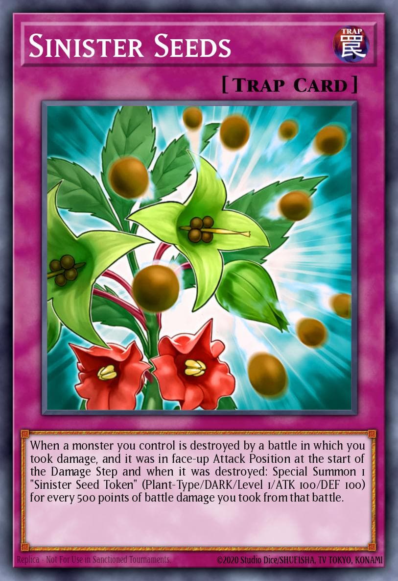 Carte Yu-Gi-Oh! Sinister Seeds #192 — Battle Pack 2: War of the Giants