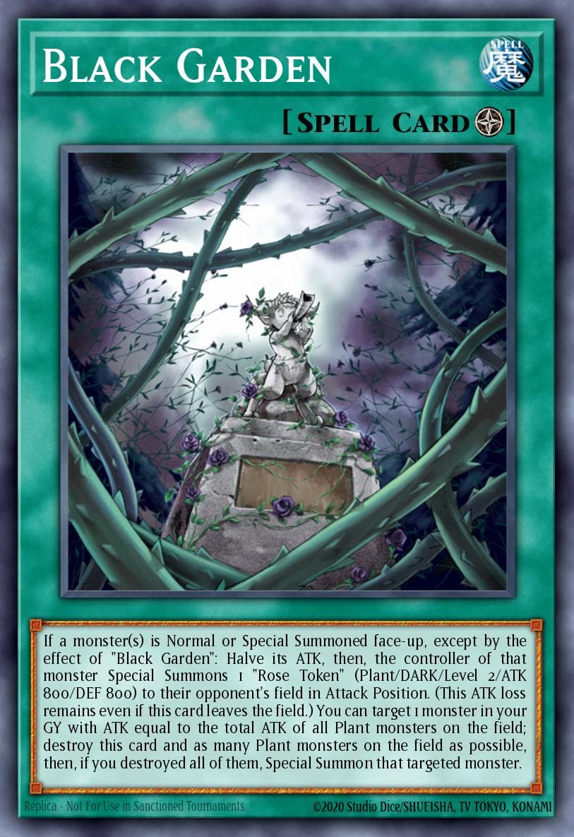 Carte Yu-Gi-Oh! Black Garden #025 — Astral Pack Four