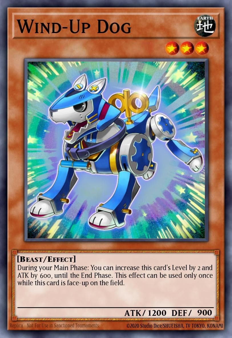 Carte Yu-Gi-Oh! Wind-Up Dog #167 — Battle Pack: Epic Dawn