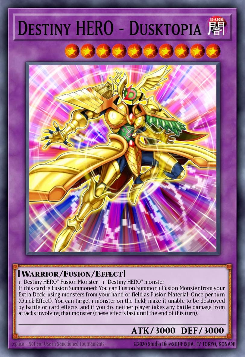 Carte Yu-Gi-Oh! Destiny HERO - Dusktopia #025 — Battles of Legend: Light's Revenge