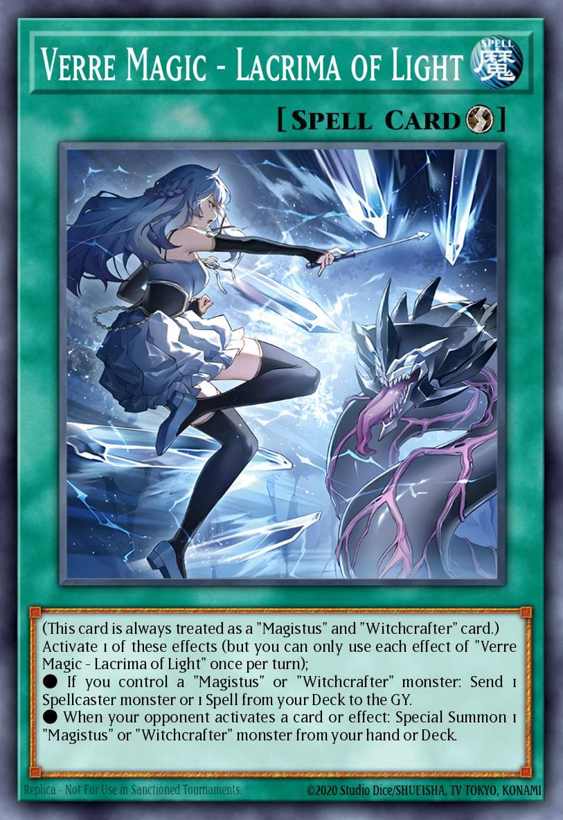 Carte Yu-Gi-Oh! Verre Magic - Lacrima of Light #046 — Battles of Legend: Monster Mayhem