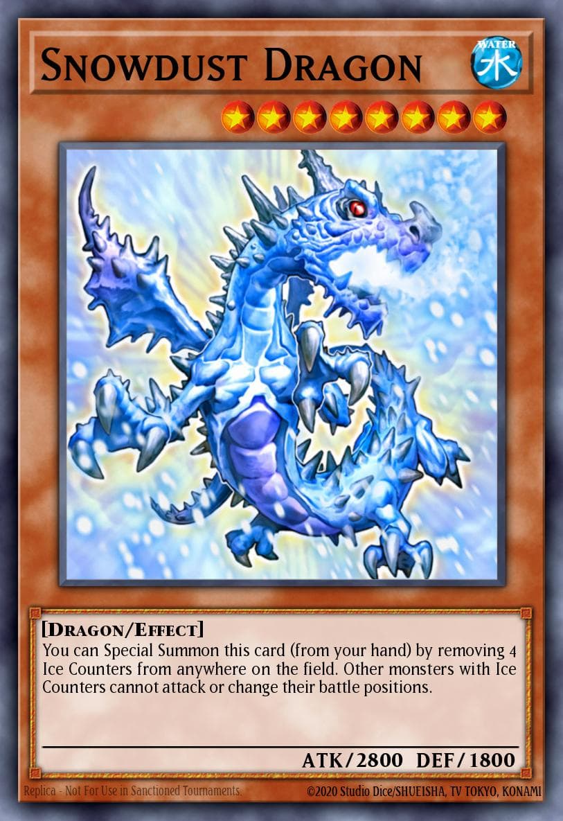 Carte Yu-Gi-Oh! Snowdust Dragon #093 — Abyss Rising