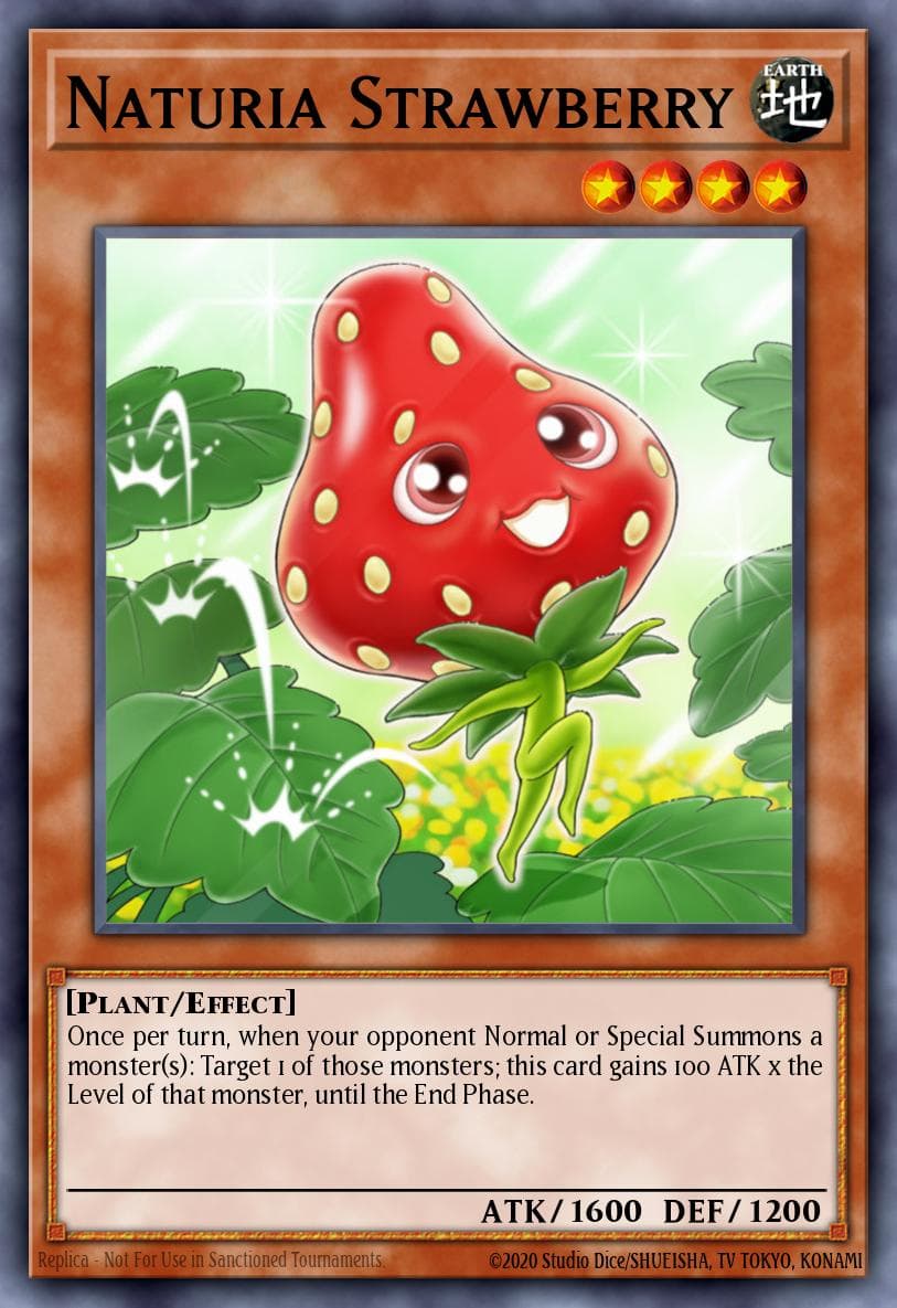 Carte Yu-Gi-Oh! Naturia Strawberry #210 — Battle Pack: Epic Dawn