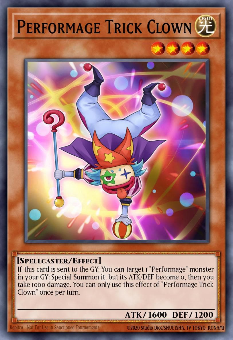 Carte Yu-Gi-Oh! Performage Trick Clown #060 — Battles of Legend: Relentless Revenge