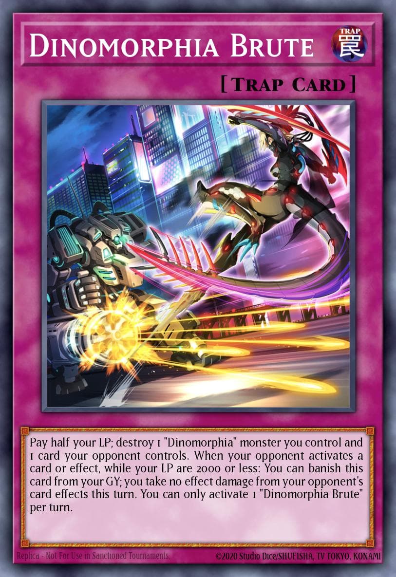 Carte Yu-Gi-Oh! Dinomorphia Brute #070 — Battle of Chaos
