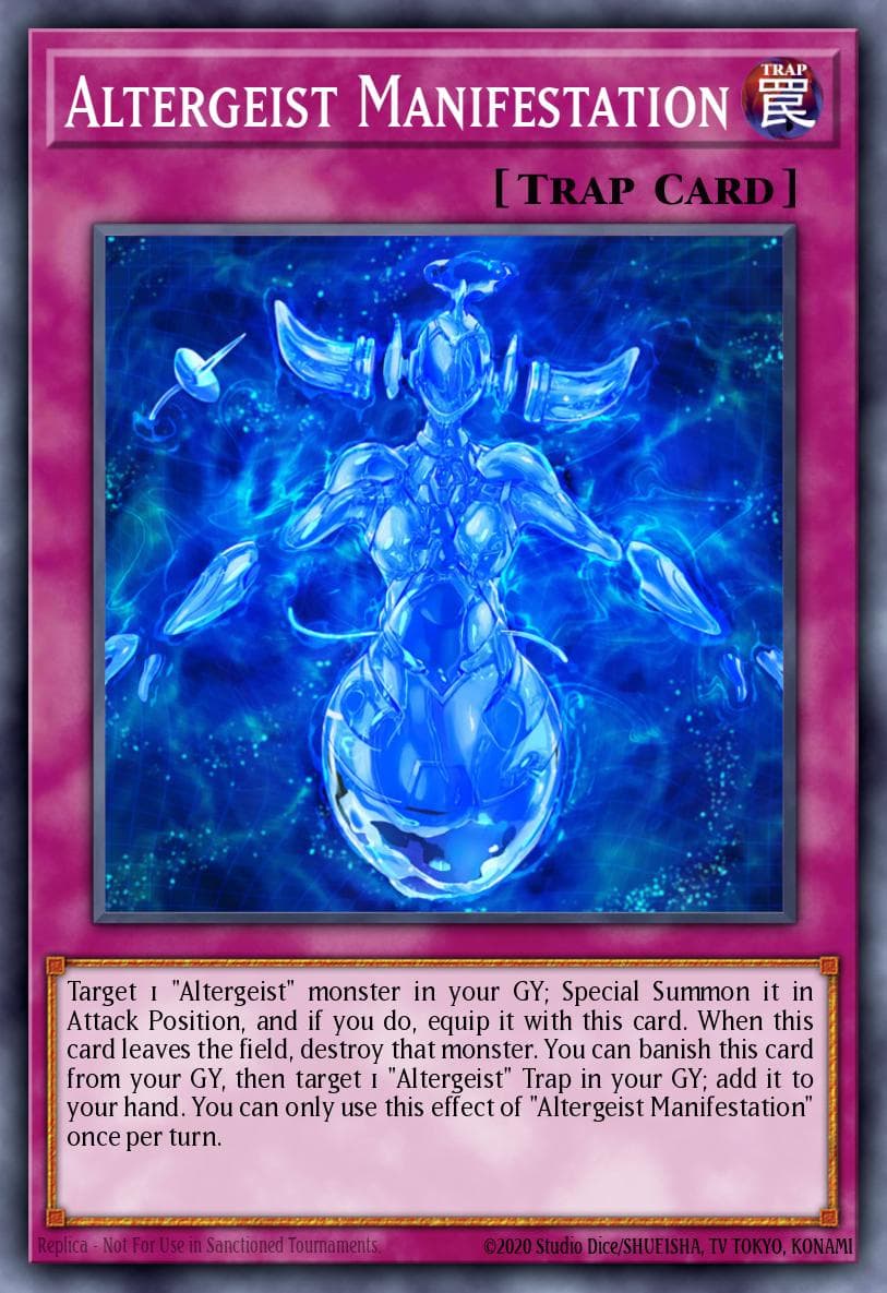 Carte Yu-Gi-Oh! Altergeist Manifestation #067 — Battles of Legend: Relentless Revenge