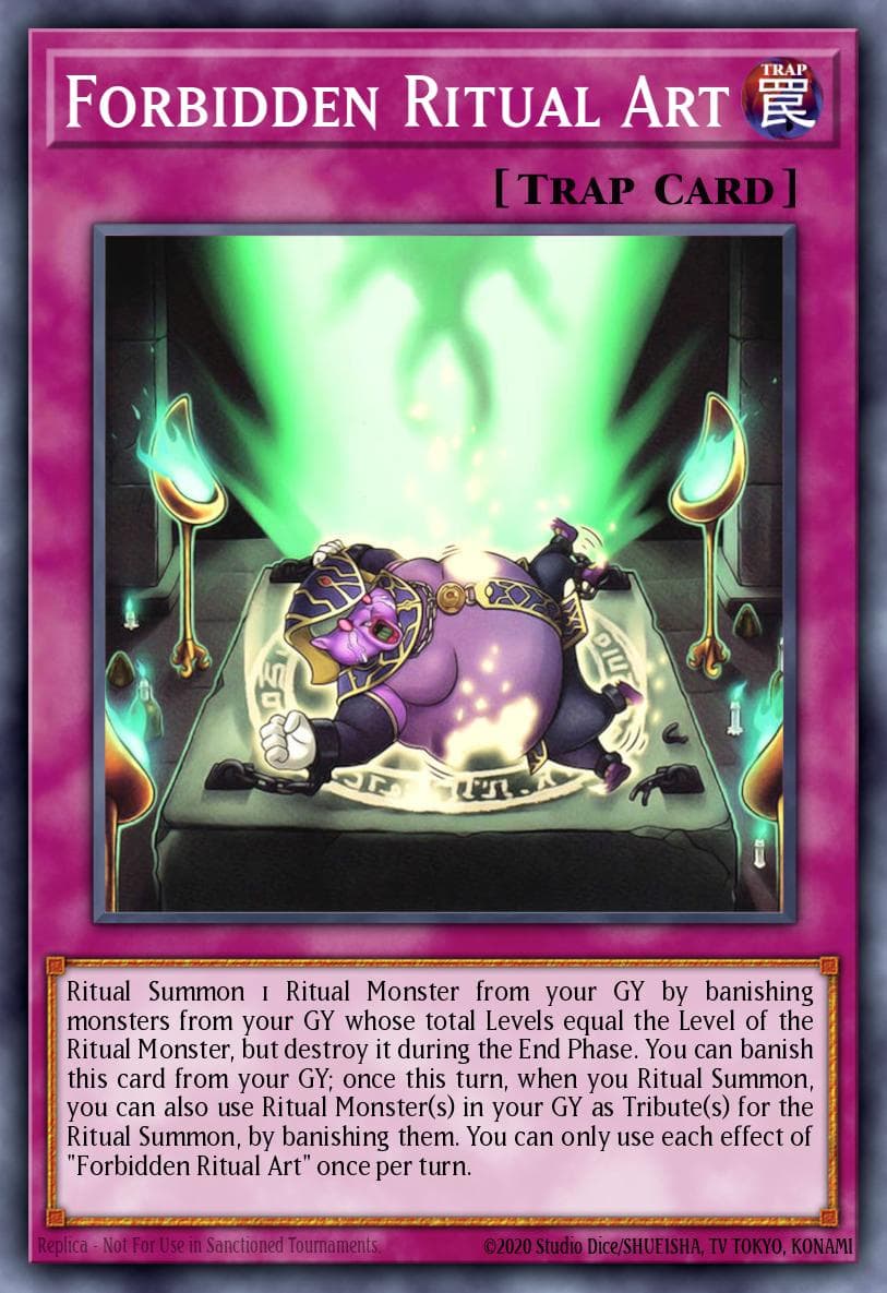 Carte Yu-Gi-Oh! Forbidden Ritual Art #077 — Burst Protocol