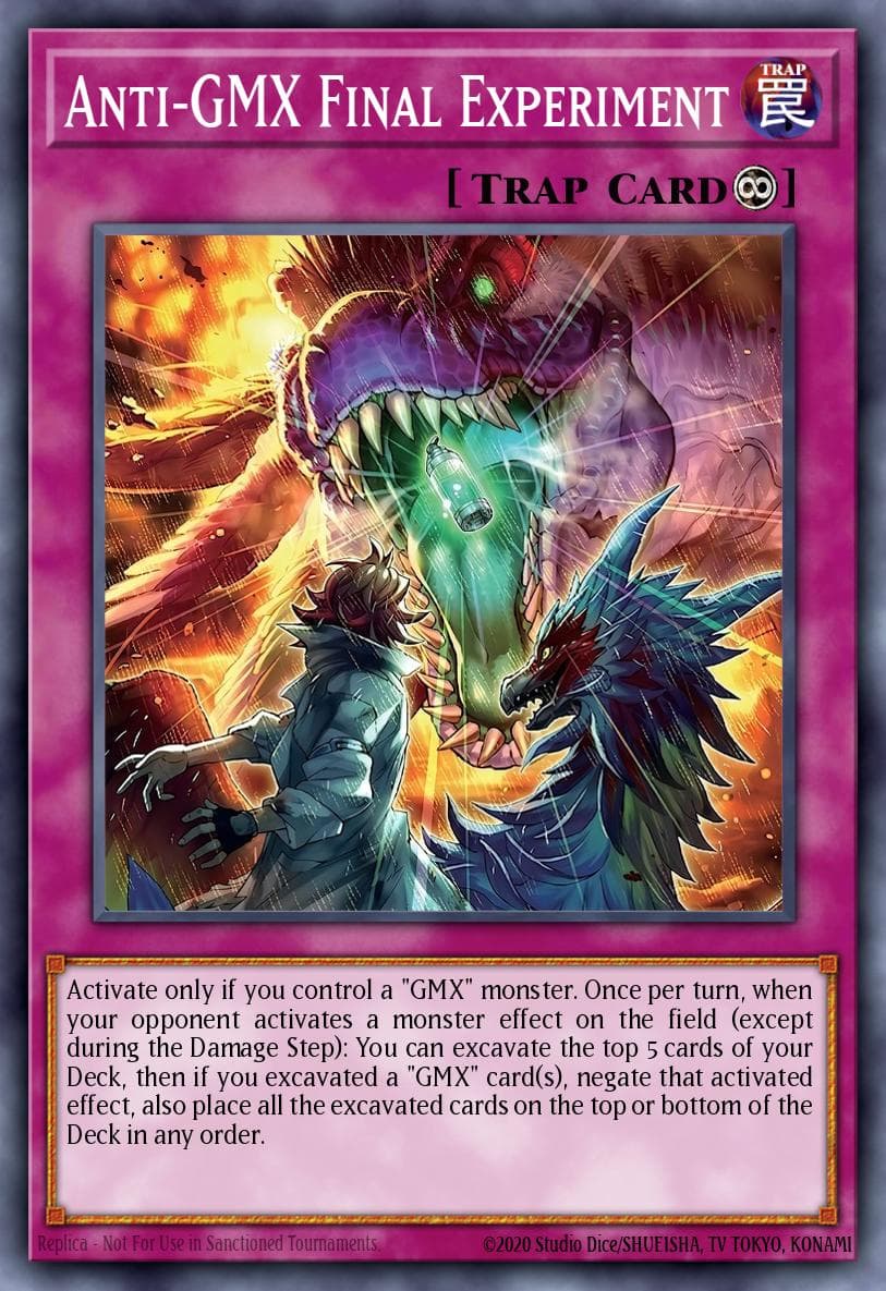 Carte Yu-Gi-Oh! Anti-GMX Final Experiment #096 — Blazing Dominion