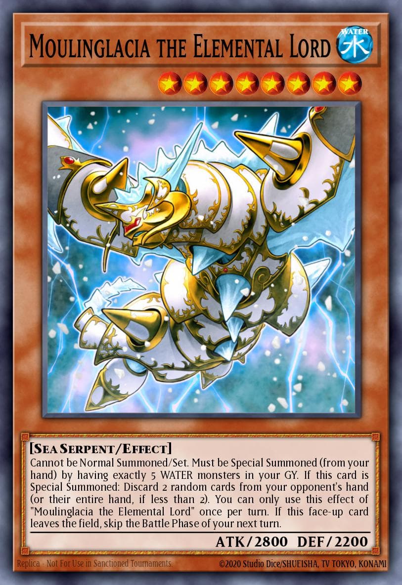 Carte Yu-Gi-Oh! Moulinglacia the Elemental Lord #035 — Abyss Rising