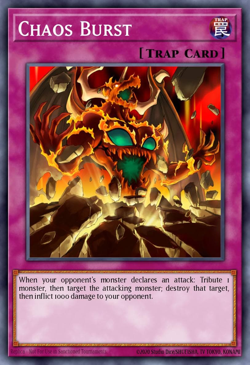 Carte Yu-Gi-Oh! Chaos Burst #203 — Battle Pack 3: Monster League