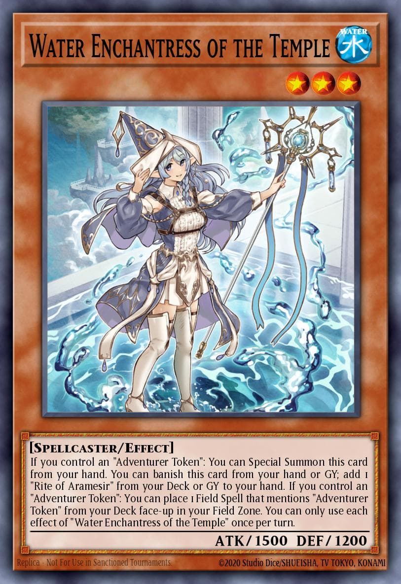Carte Yu-Gi-Oh! Water Enchantress of the Temple #065 — Battles of Legend: Monstrous Revenge