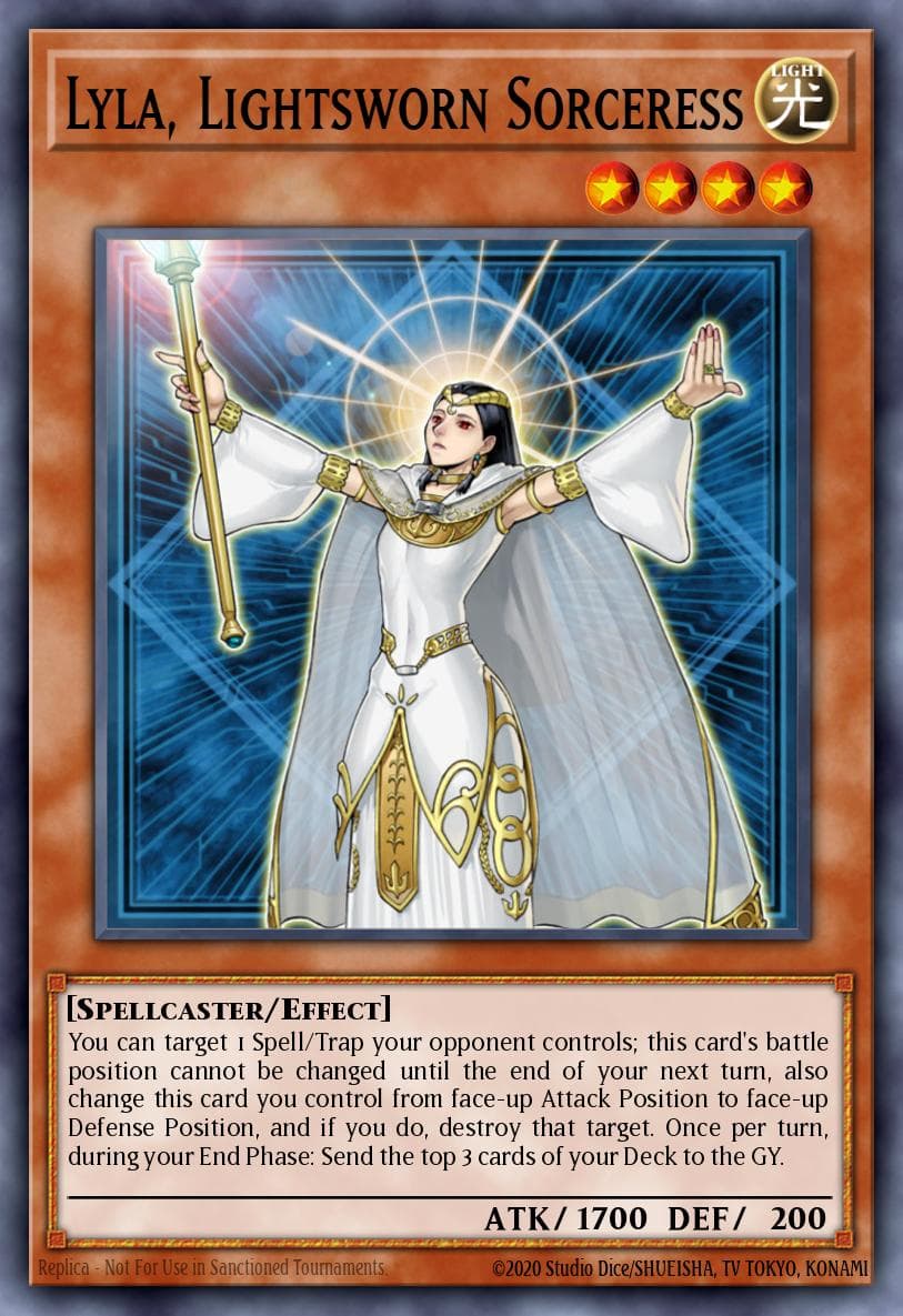 Carte Yu-Gi-Oh! Lyla, Lightsworn Sorceress #022 — War of the Giants: Round 2