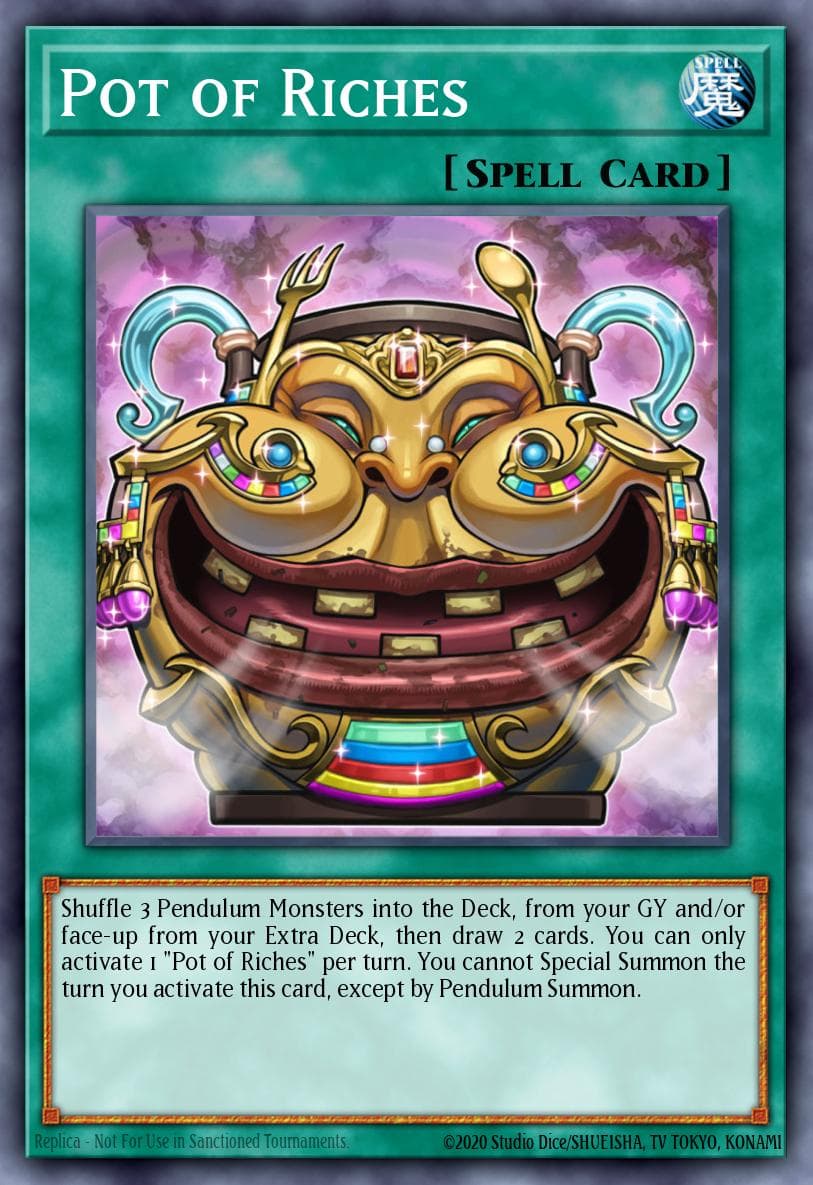 Carte Yu-Gi-Oh! Pot of Riches #055 — Ancient Guardians
