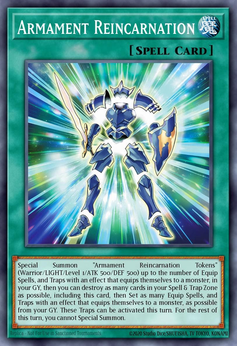 Carte Yu-Gi-Oh! Armament Reincarnation #027 — Battles of Legend: Glorious Gallery