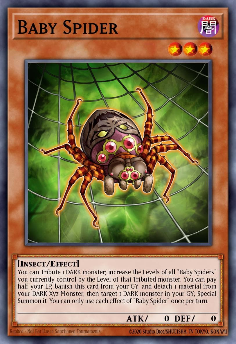 Carte Yu-Gi-Oh! Baby Spider #045 — Battles of Legend: Monstrous Revenge