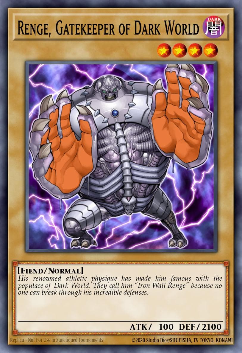 Carte Yu-Gi-Oh! Renge, Gatekeeper of Dark World #008 — Starter Deck: Yu-Gi-Oh! 5D's