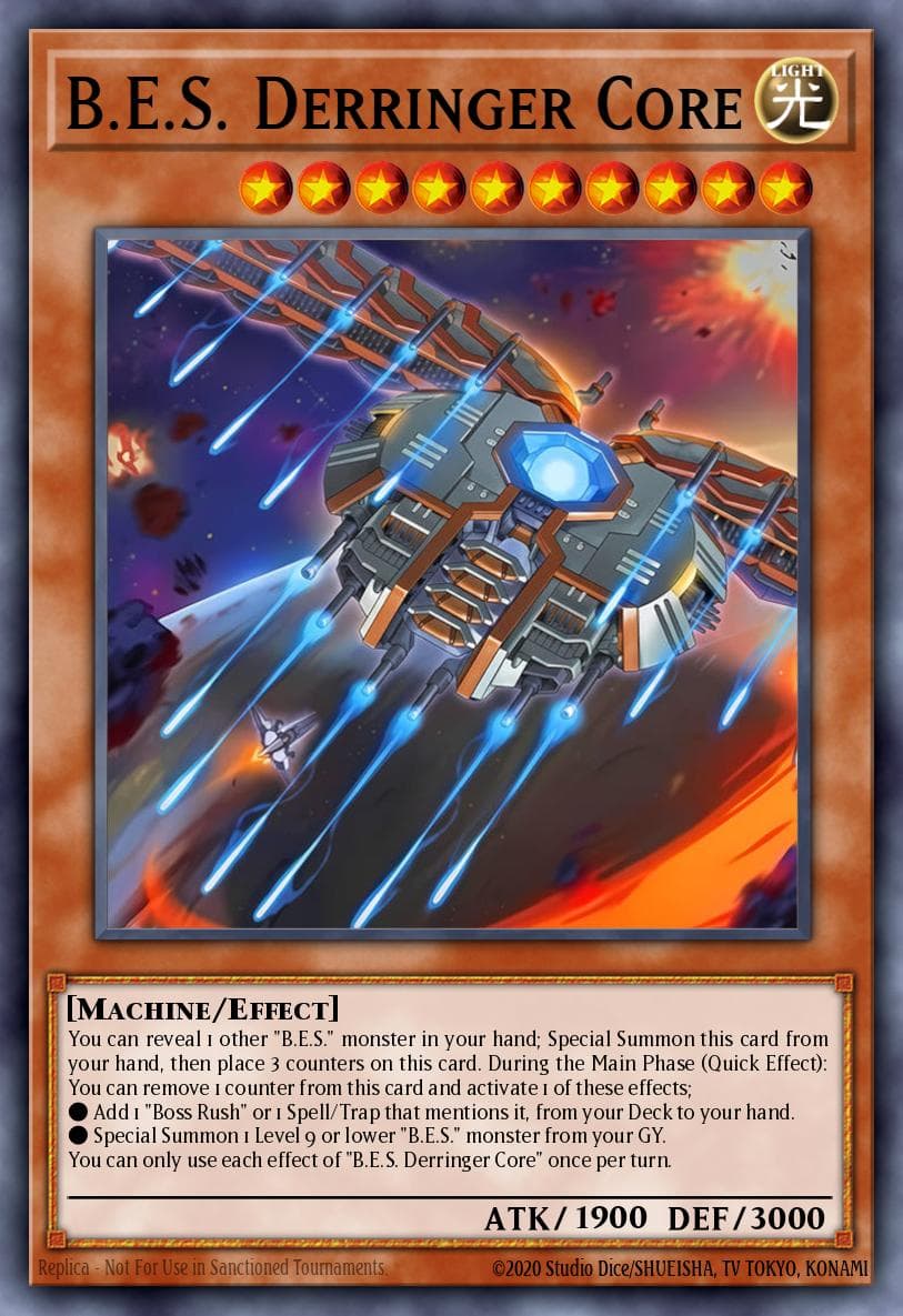 Carte Yu-Gi-Oh! B.E.S. Derringer Core #021 — Burst Protocol