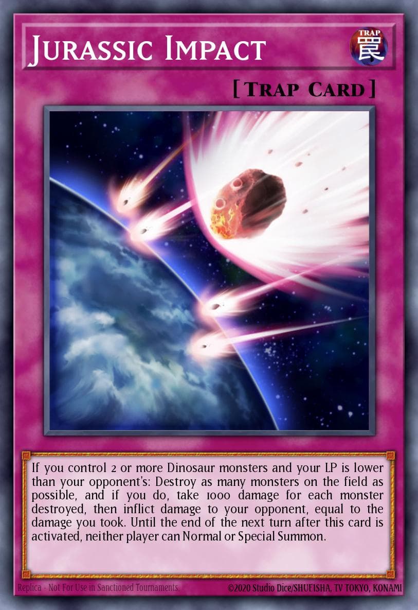 Carte Yu-Gi-Oh! Jurassic Impact #030 — Battles of Legend: Light's Revenge
