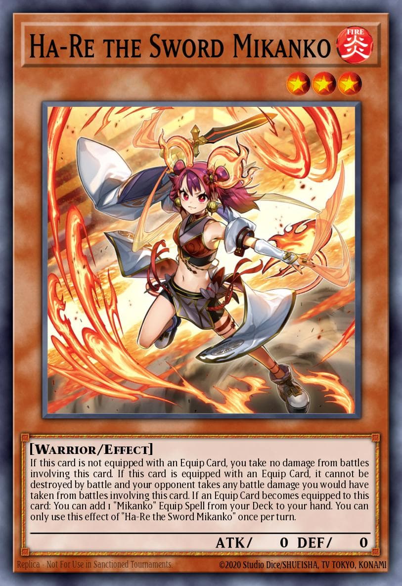 Carte Yu-Gi-Oh! Ha-Re the Sword Mikanko #025 — Amazing Defenders