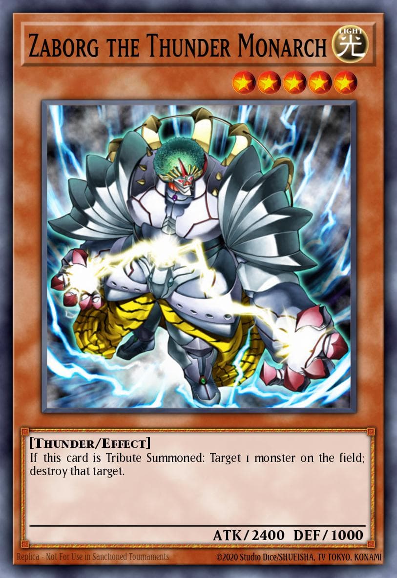 Carte Yu-Gi-Oh! Zaborg the Thunder Monarch #132 — Battle Pack: Epic Dawn