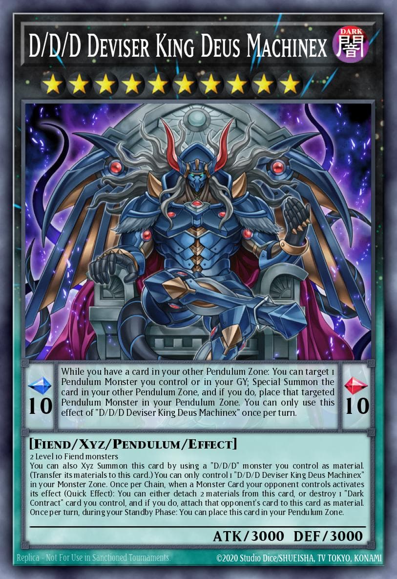 Carte Yu-Gi-Oh! D/D/D Deviser King Deus Machinex #044 — Battle of Chaos