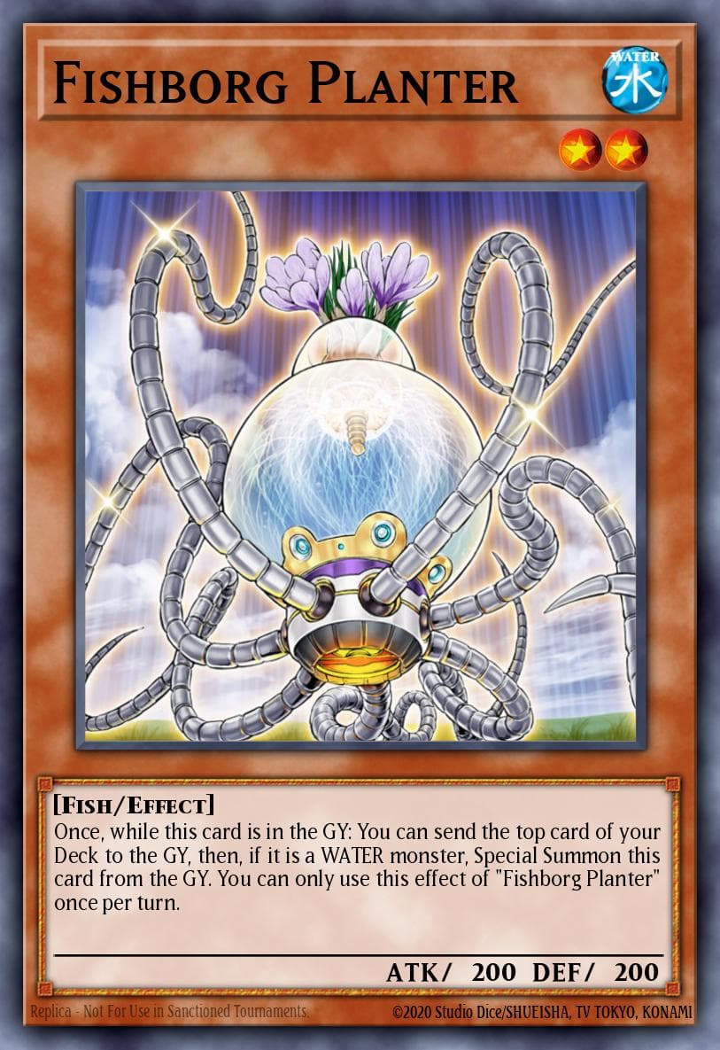 Carte Yu-Gi-Oh! Fishborg Planter #030 — Abyss Rising