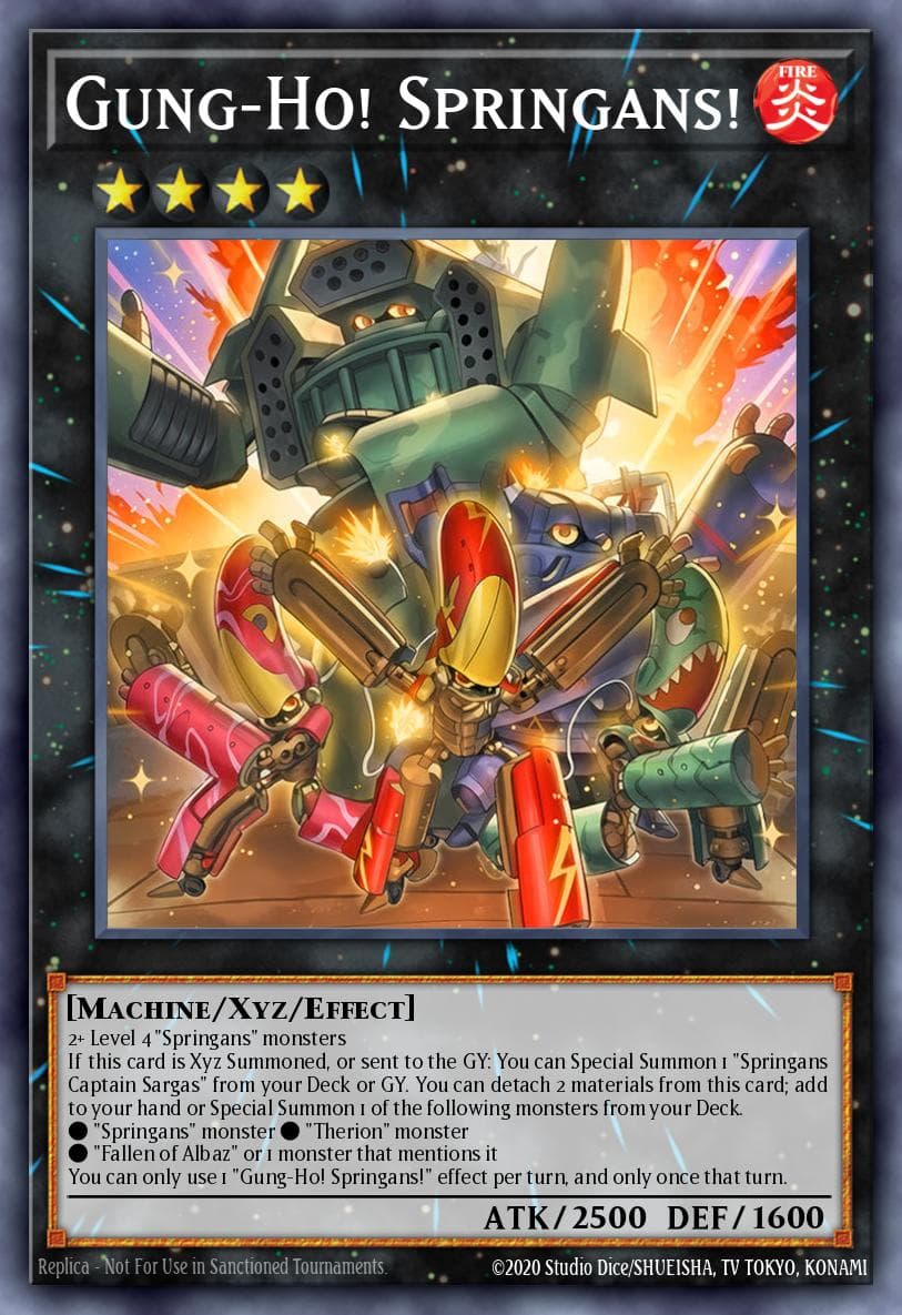 Carte Yu-Gi-Oh! Gung-Ho! Springans! #045 — Burst Protocol