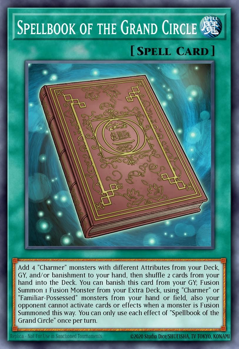 Carte Yu-Gi-Oh! Spellbook of the Grand Circle #028 — THE CHRONICLES DECK: Spirit Charmers (All-Foil Edition)
