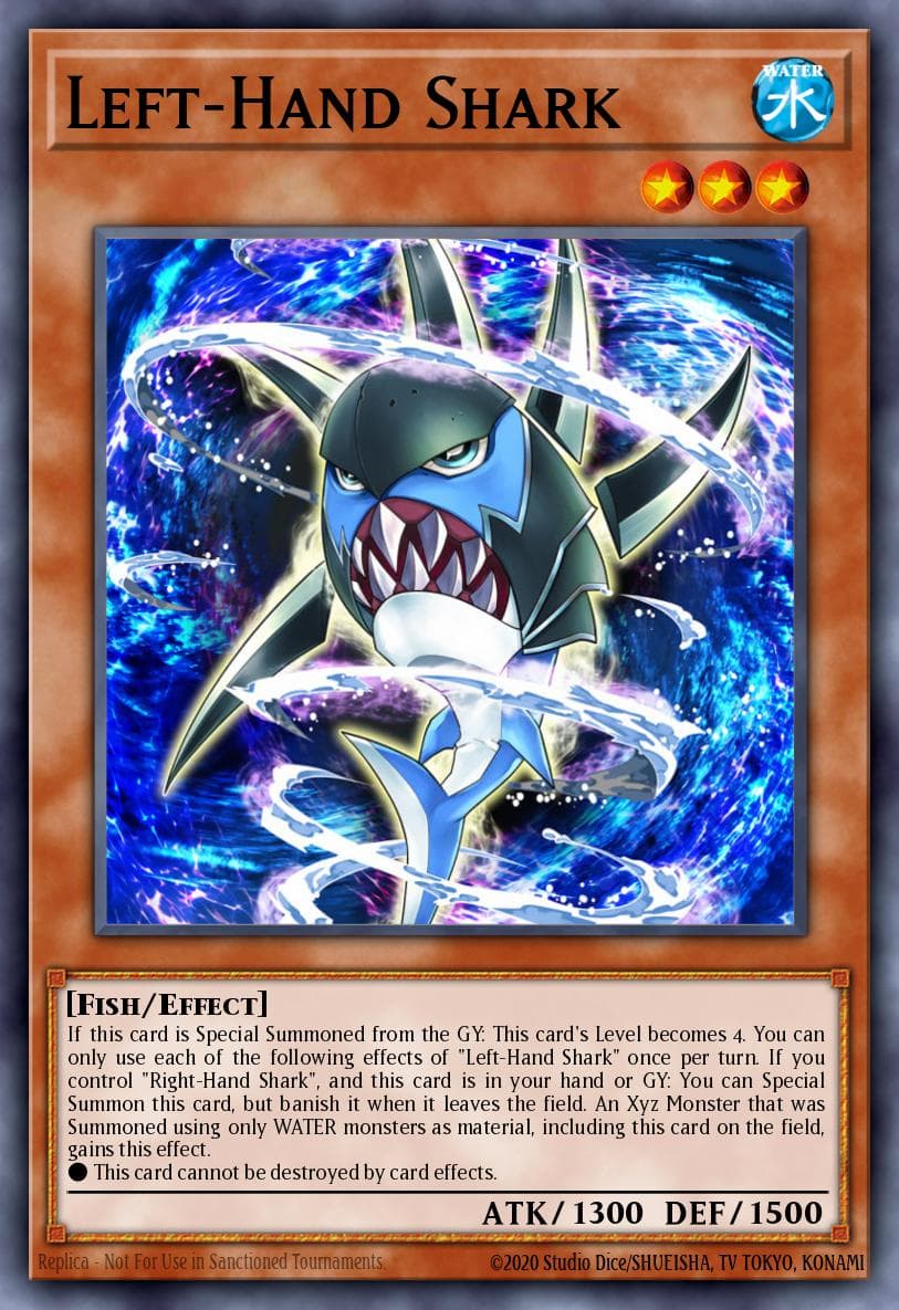 Carte Yu-Gi-Oh! Left-Hand Shark #049 — Brothers of Legend