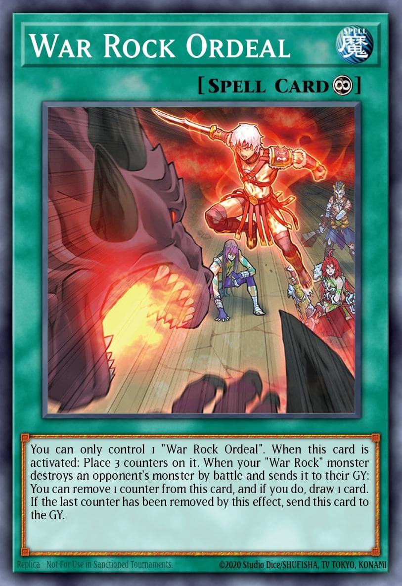 Carte Yu-Gi-Oh! War Rock Ordeal #098 — Blazing Vortex