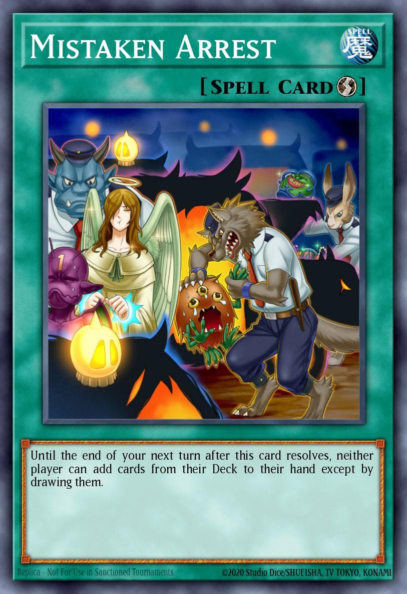 Carte Yu-Gi-Oh! Mistaken Arrest #114 — Battles of Legend: Glorious Gallery
