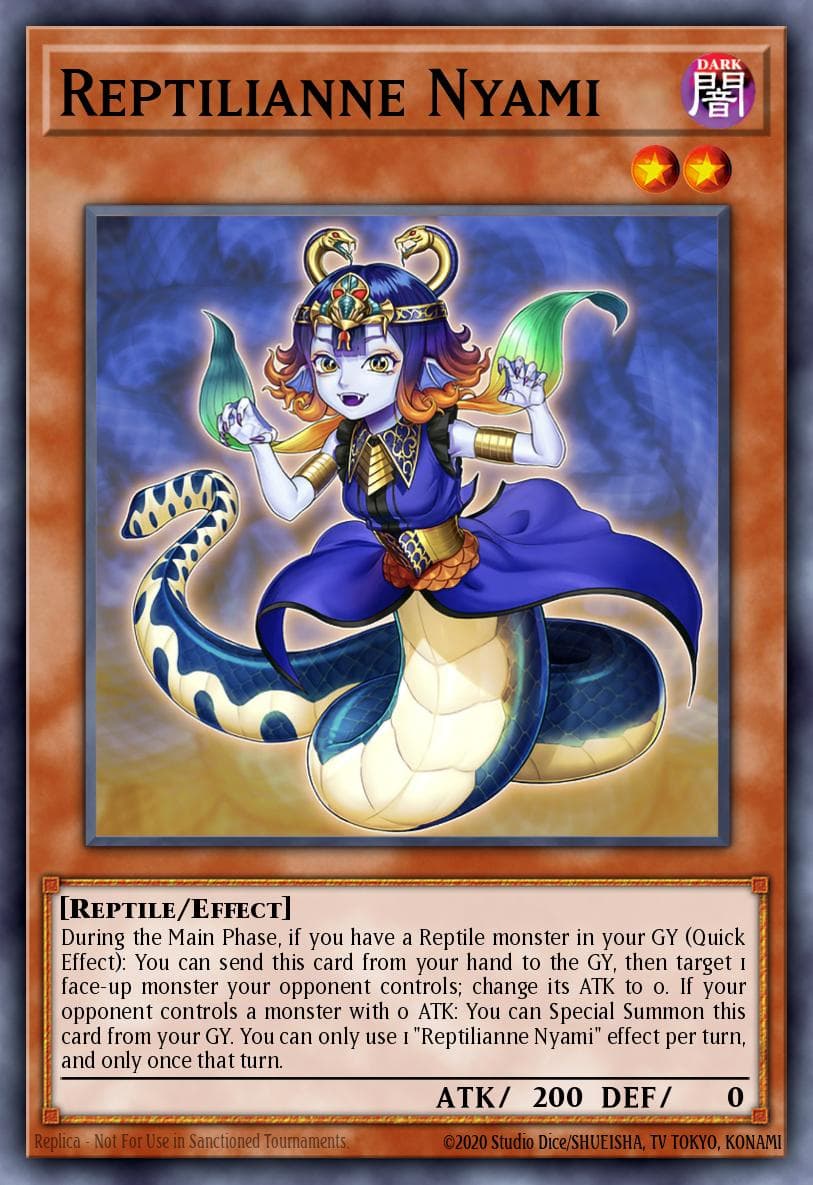 Carte Yu-Gi-Oh! Reptilianne Nyami #019 — Burst of Destiny