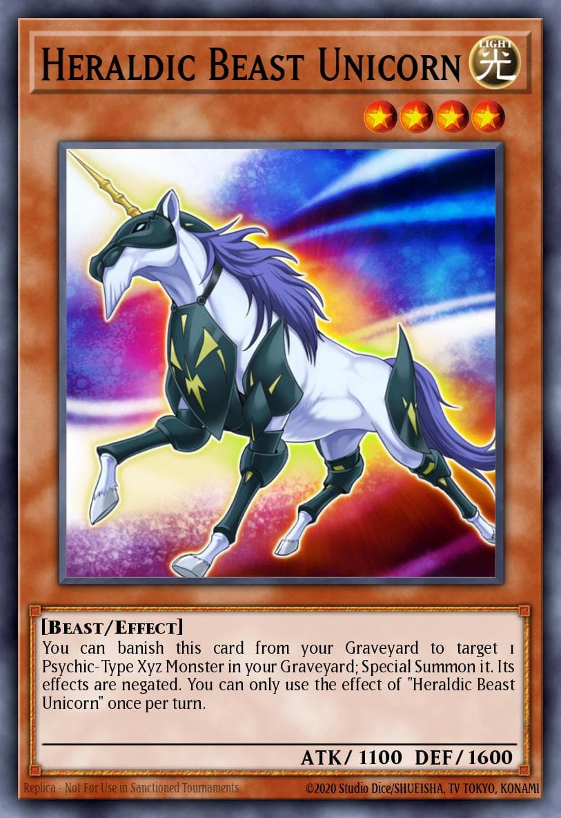 Carte Yu-Gi-Oh! Heraldic Beast Unicorn #116 — Battles of Legend: Monster Mayhem