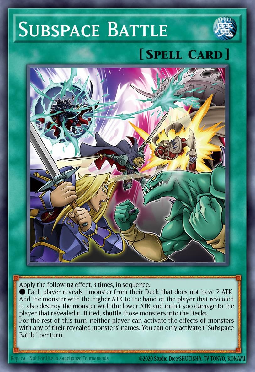 Carte Yu-Gi-Oh! Subspace Battle #100 — Blazing Dominion