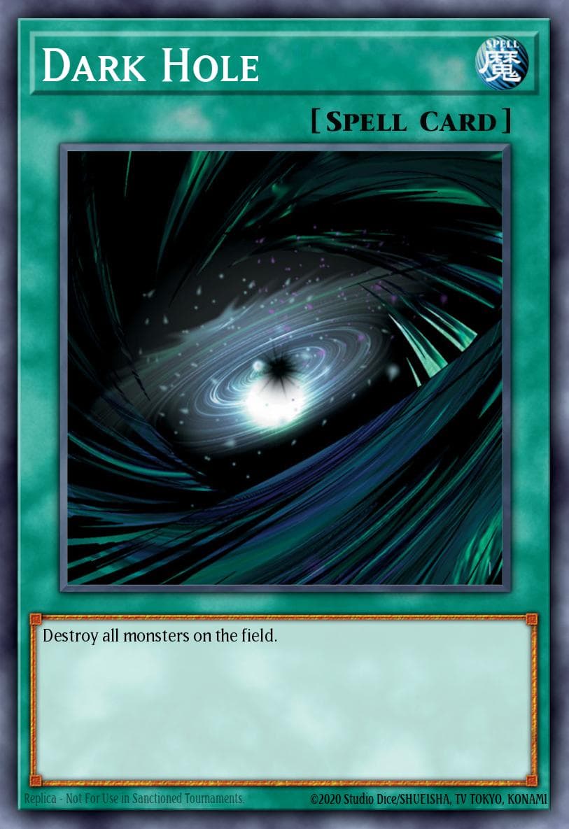 Carte Yu-Gi-Oh! Dark Hole #086 — Battles of Legend: Monstrous Revenge