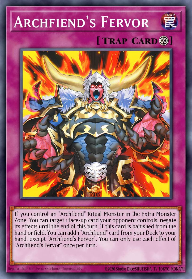 Carte Yu-Gi-Oh! Archfiend's Fervor #074 — Burst Protocol
