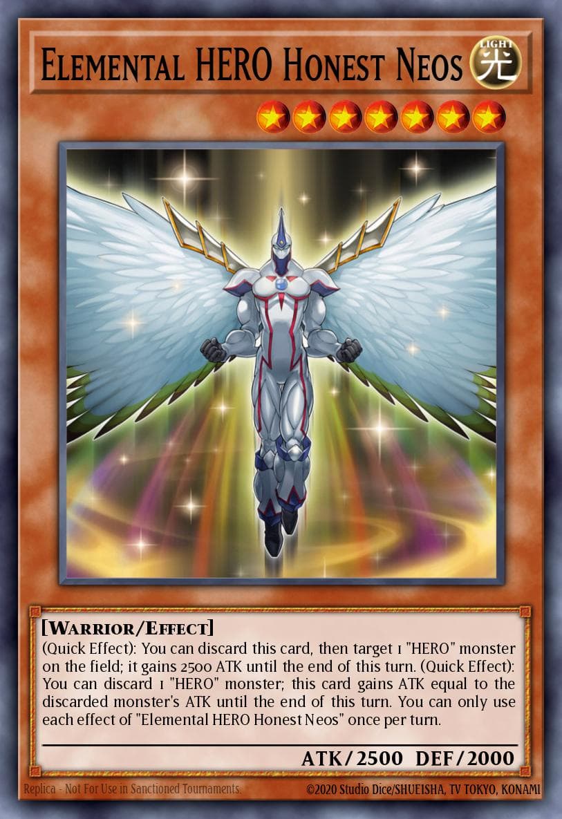 Carte Yu-Gi-Oh! Elemental HERO Honest Neos #120 — Battles of Legend: Chapter 1