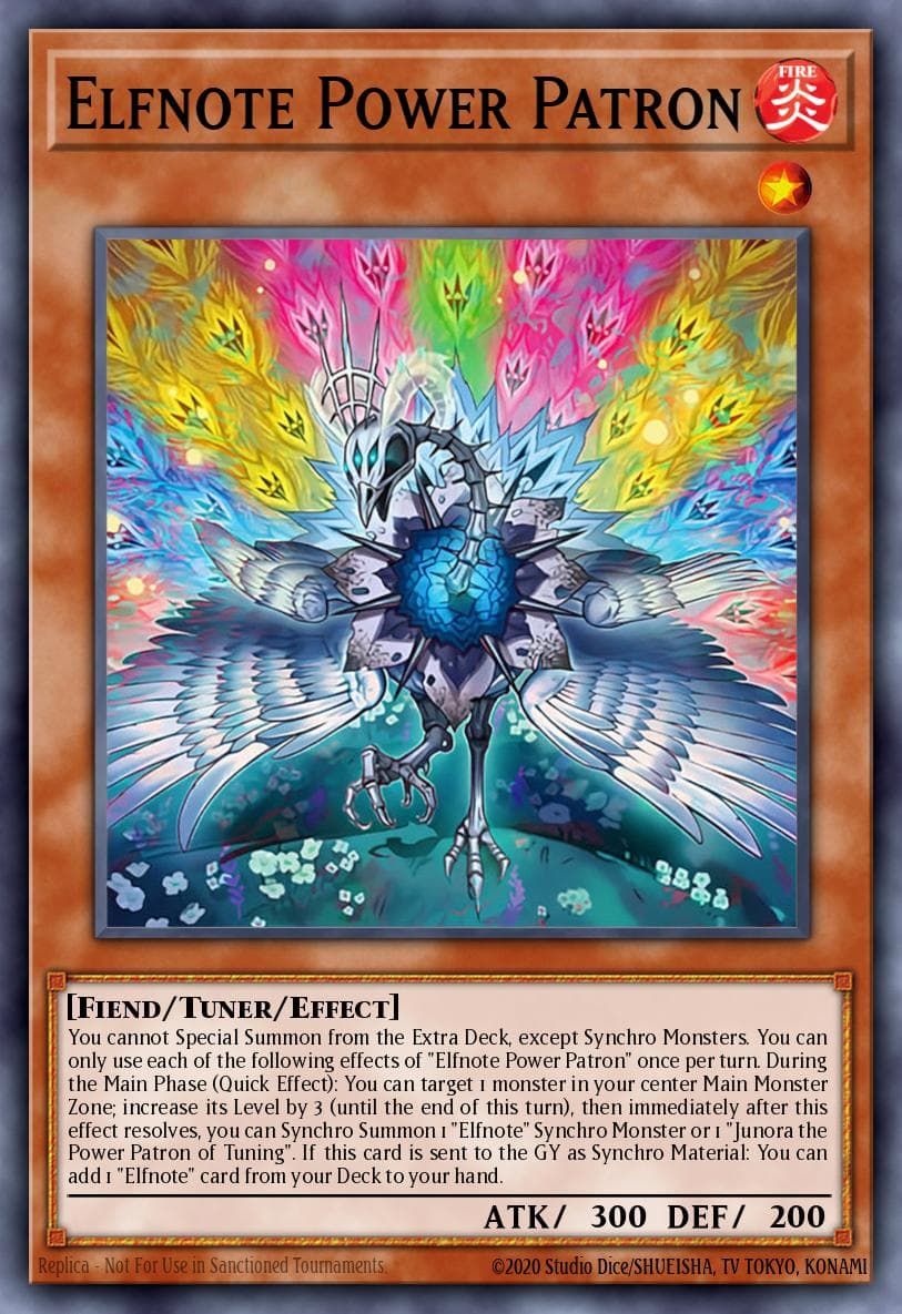 Carte Yu-Gi-Oh! Elfnote Power Patron #013 — Burst Protocol