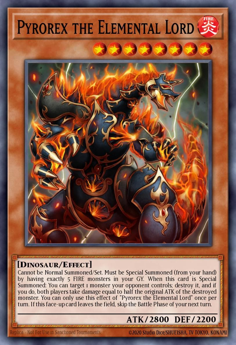 Carte Yu-Gi-Oh! Pyrorex the Elemental Lord #040 — Cosmo Blazer