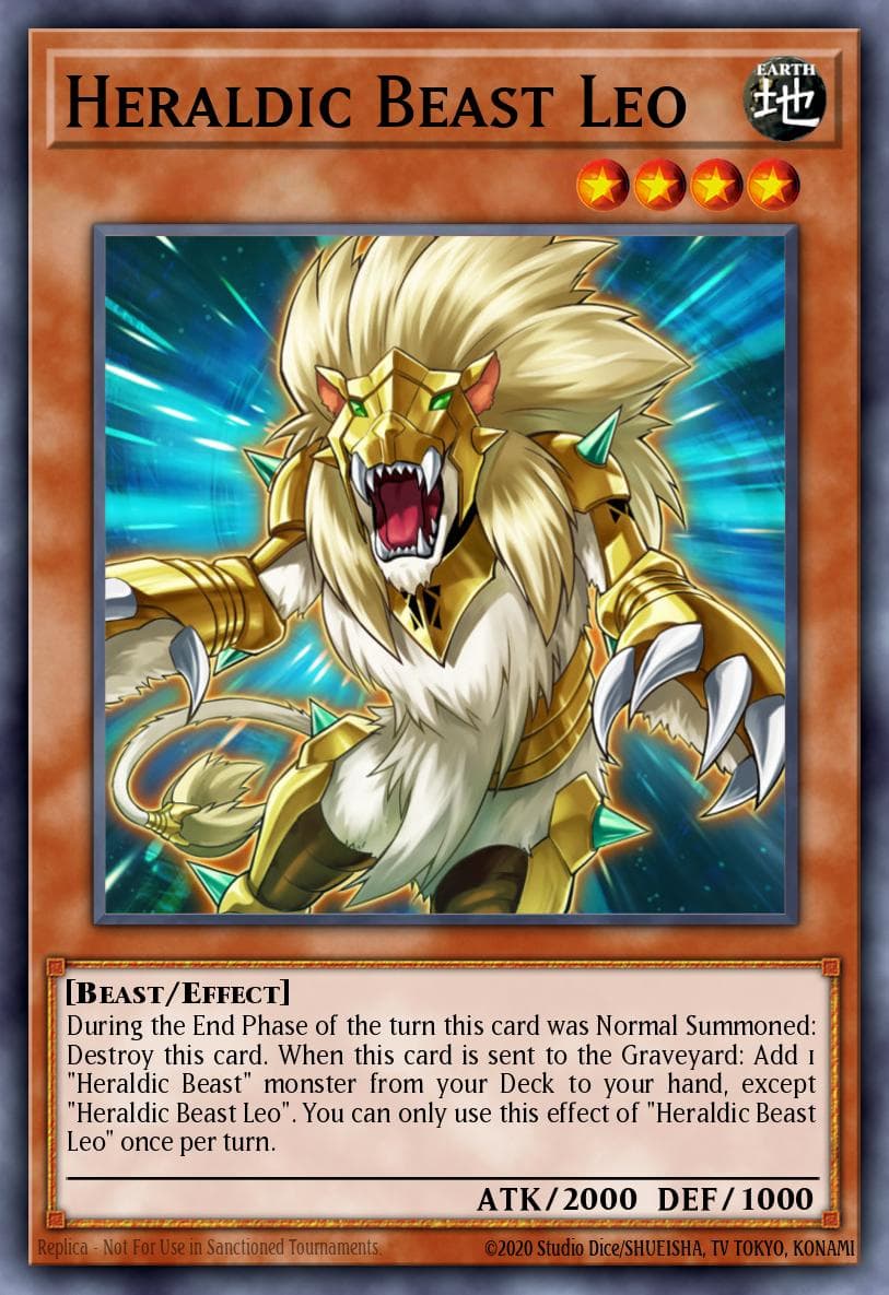 Carte Yu-Gi-Oh! Heraldic Beast Leo #017 — Cosmo Blazer