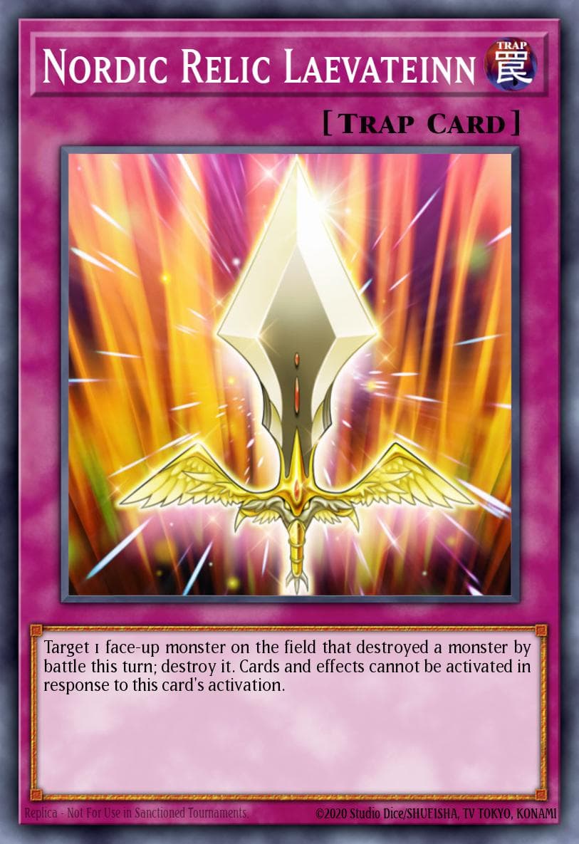 Carte Yu-Gi-Oh! Nordic Relic Laevateinn #221 — Battle Pack 3: Monster League
