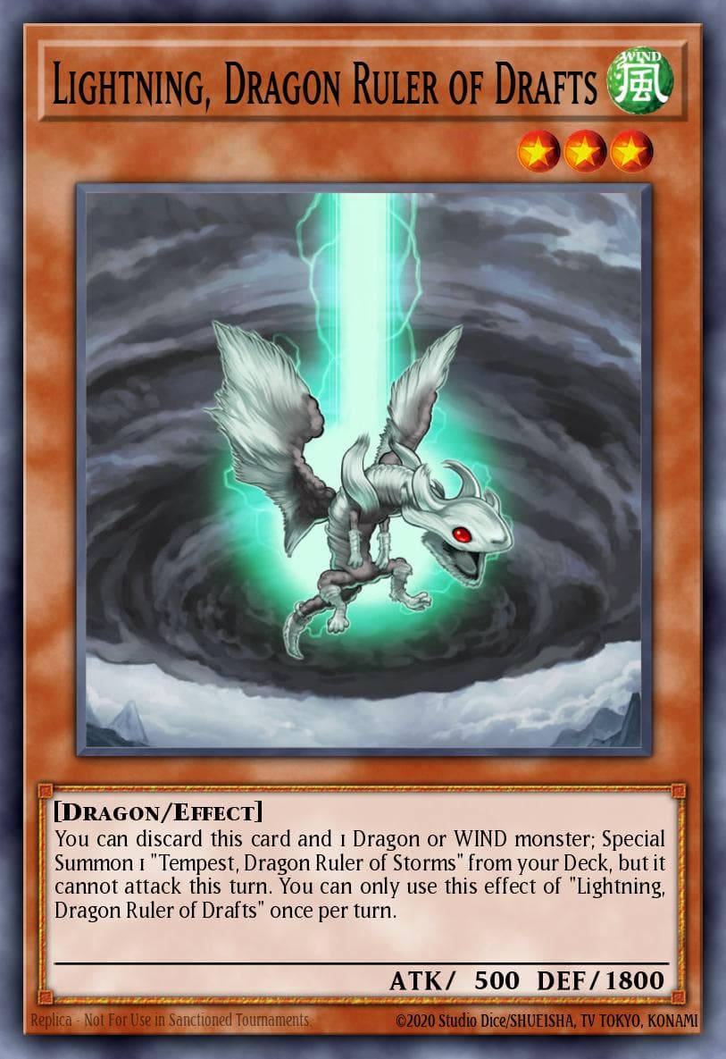 Carte Yu-Gi-Oh! Lightning, Dragon Ruler of Drafts #124 — Battles of Legend: Monster Mayhem