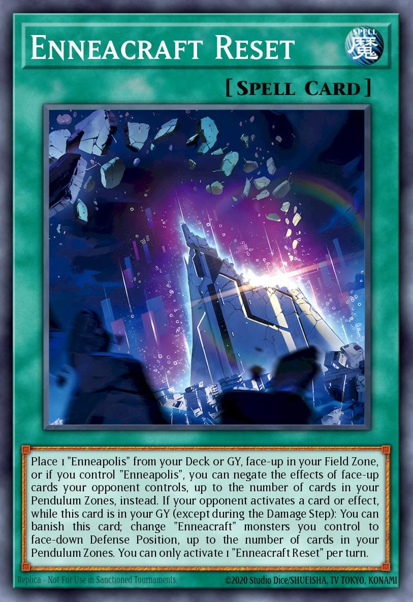 Carte Yu-Gi-Oh! Enneacraft Reset #065 — Blazing Dominion