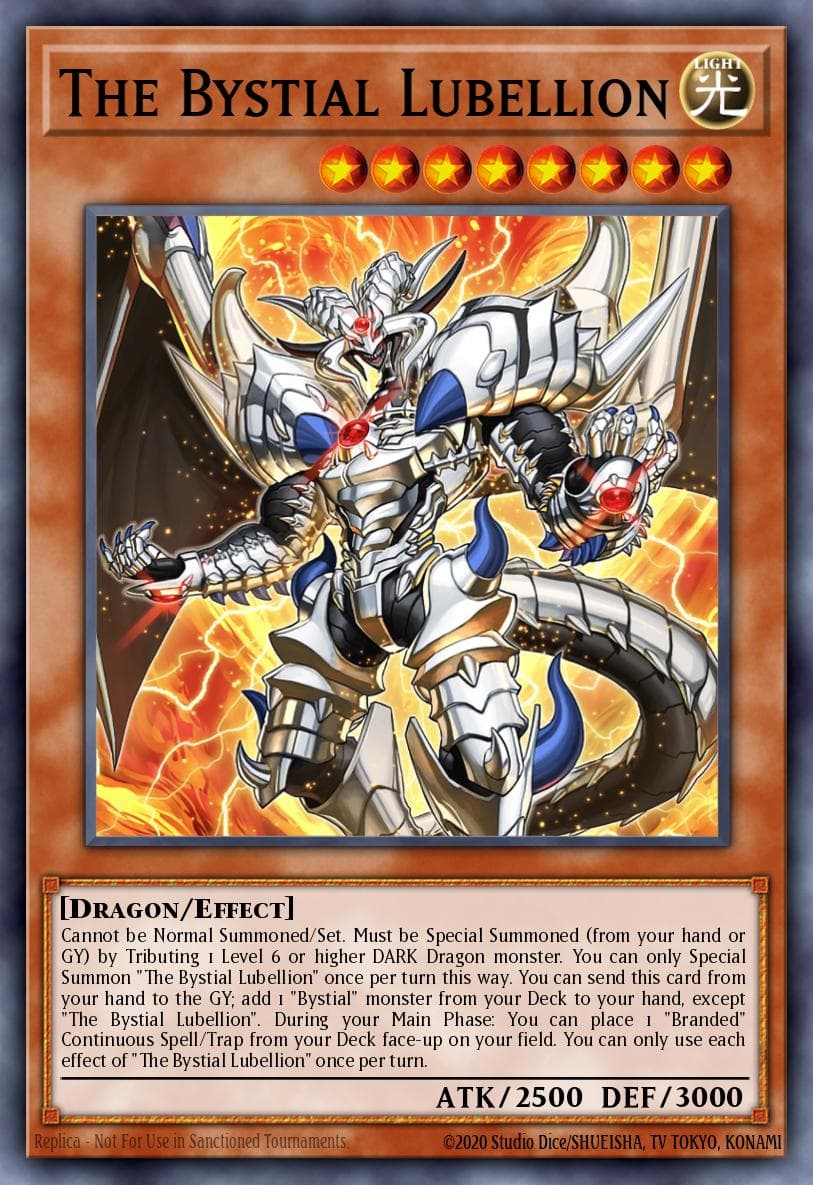 Carte Yu-Gi-Oh! The Bystial Lubellion #010 — THE CHRONICLES DECK: The Fallen & The Virtuous (All-Foil Edition)