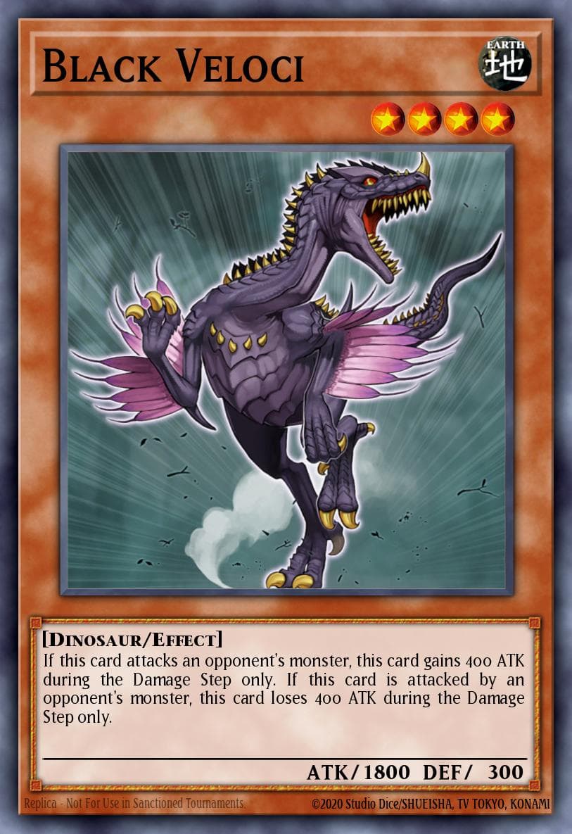 Carte Yu-Gi-Oh! Black Veloci #037 — Battle Pack 3: Monster League