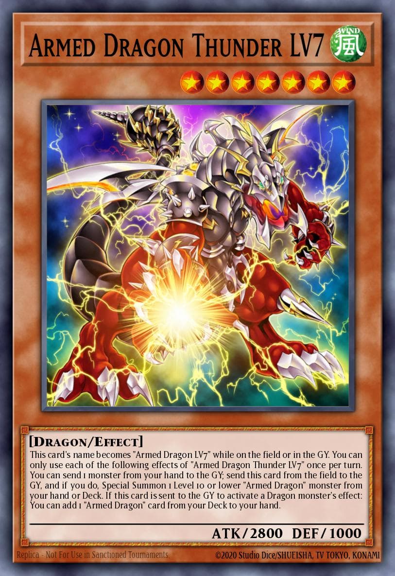 Carte Yu-Gi-Oh! Armed Dragon Thunder LV7 #002 — Blazing Vortex