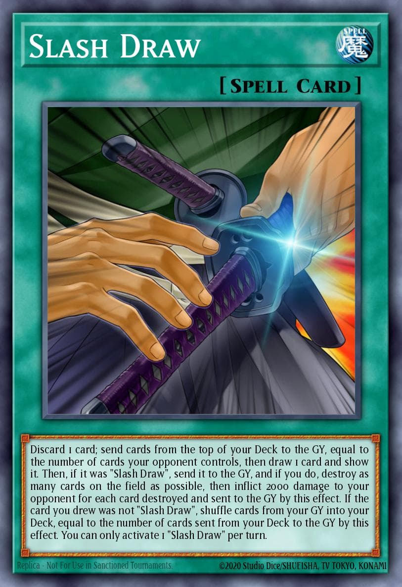 Carte Yu-Gi-Oh! Slash Draw #020 — Battles of Legend: Relentless Revenge