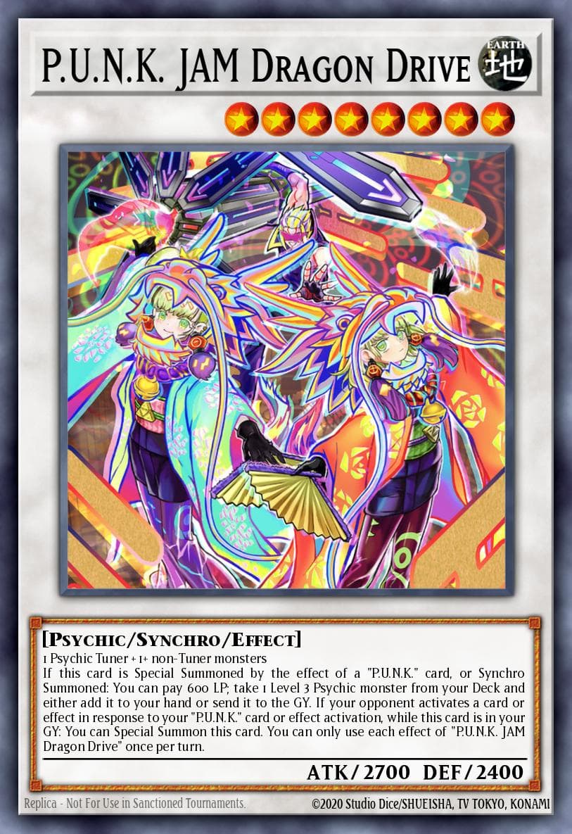 Carte Yu-Gi-Oh! P.U.N.K. JAM Dragon Drive #078 — Battles of Legend: Monster Mayhem