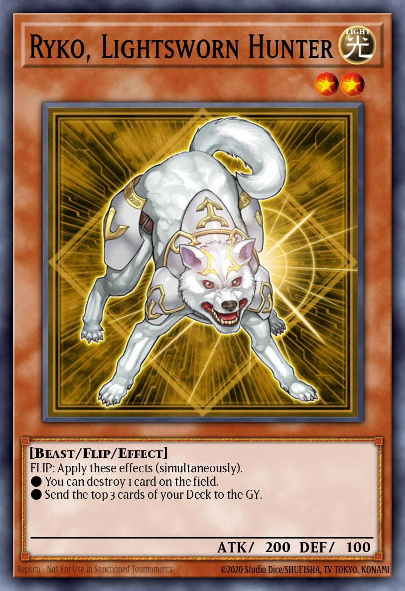 Carte Yu-Gi-Oh! Ryko, Lightsworn Hunter #063 — Battle Pack: Epic Dawn