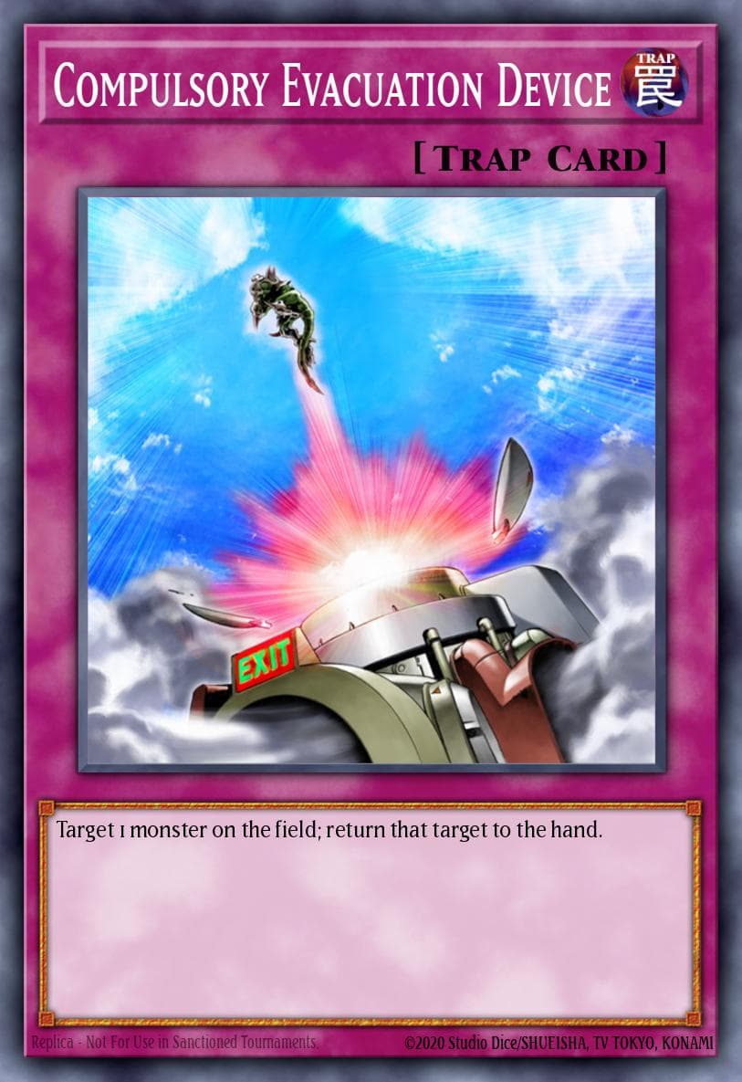 Carte Yu-Gi-Oh! Compulsory Evacuation Device #099 — Battle Pack: Epic Dawn